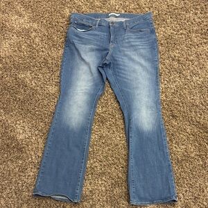 Stylish Blue Boot Cut Jeans for Women